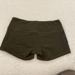 Rogue Athletic Booty Shorts Olive Green, Small